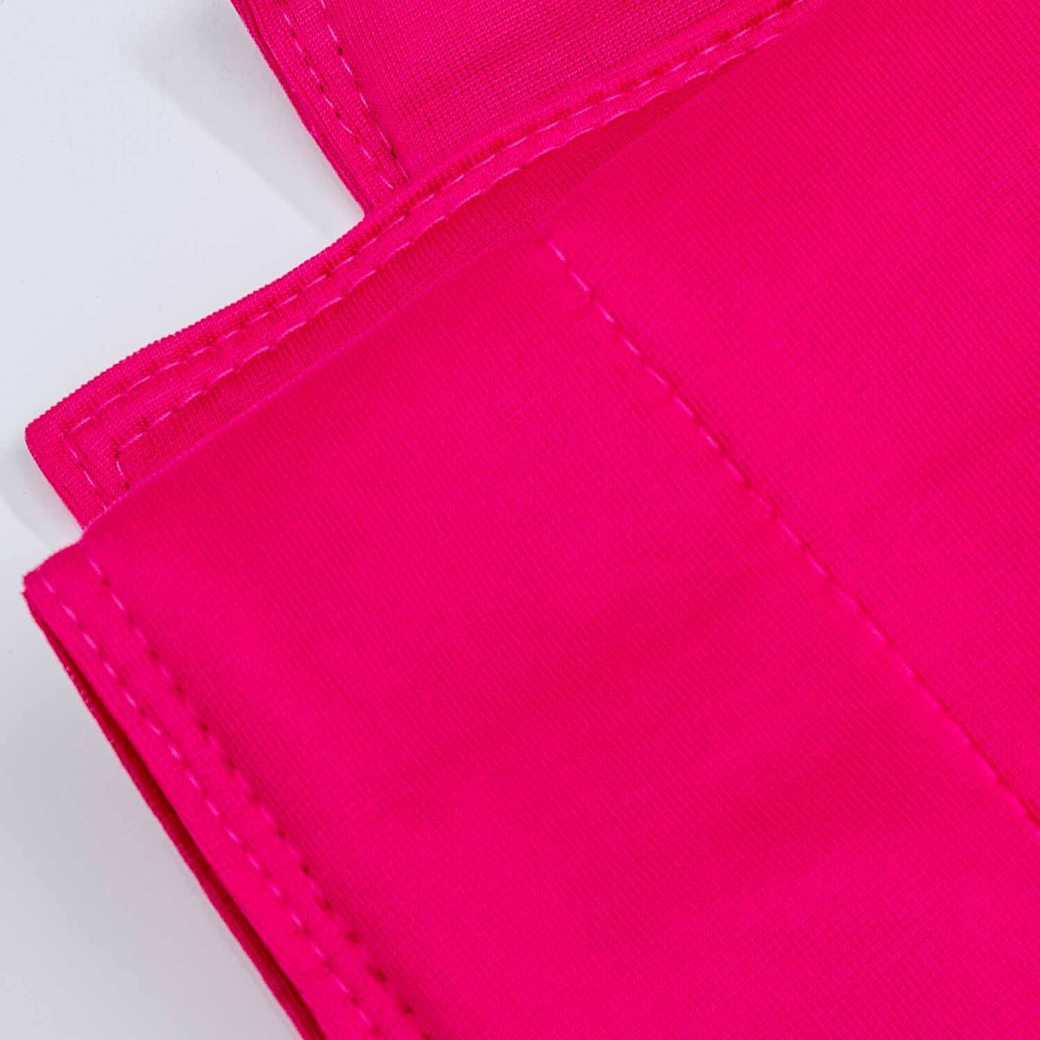 Housse  pouf piscine rectangulaire vide Rose