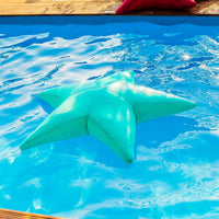 Pouf Piscine, Étoile de Mer Bleu Turquoise