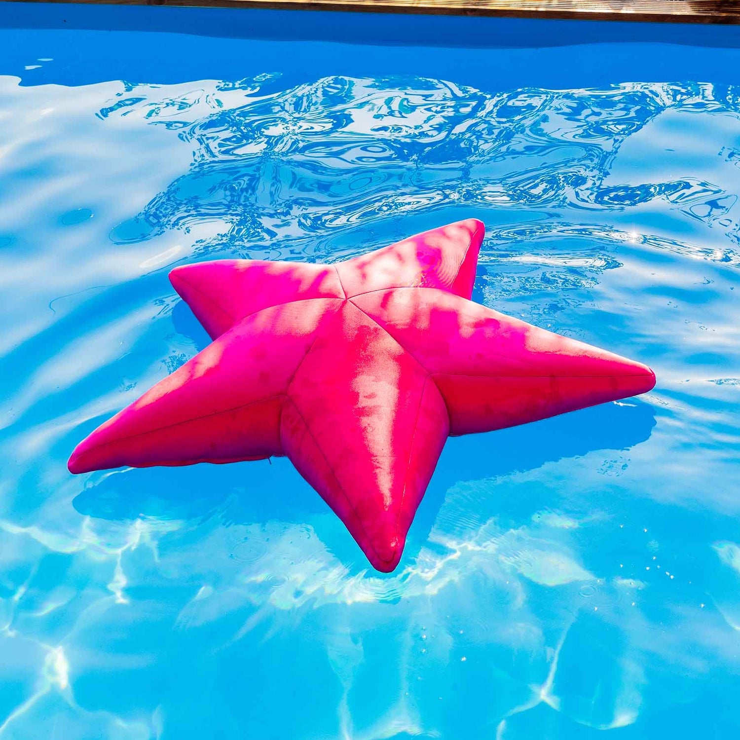 Pouf Piscine, Étoile de Mer Rose