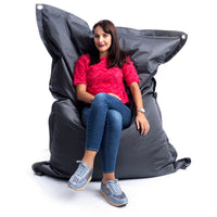 Pouf Extérieur Gris Anthracite IRON RAW