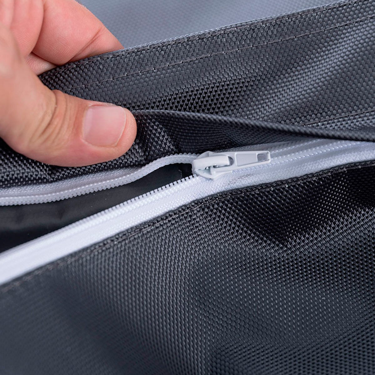 Außenpouf Anthrazitgrau IRON RAW