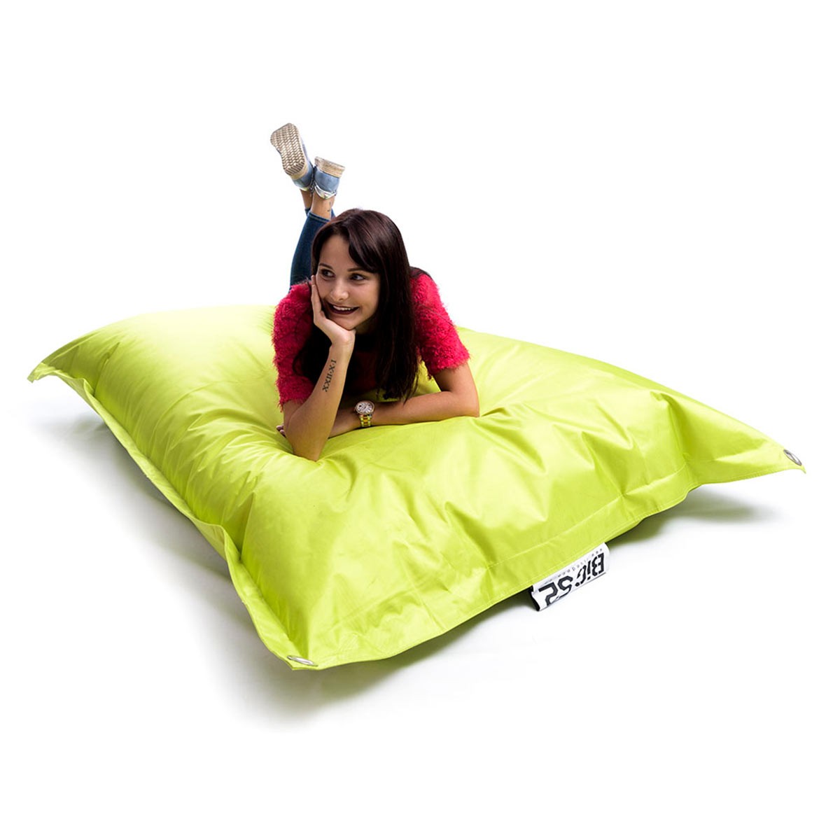 Pouf Extérieur Vert Lime IRON RAW