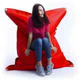 Pouf Extérieur Rouge IRON RAW