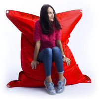 Pouf Extérieur Rouge IRON RAW