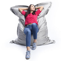 Pouf Extérieur Gris IRON RAW