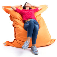 Pouf Extérieur Orange IRON RAW