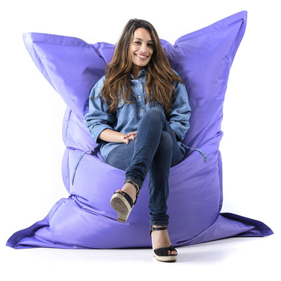 Milžiniškas XXL violetinis pufas