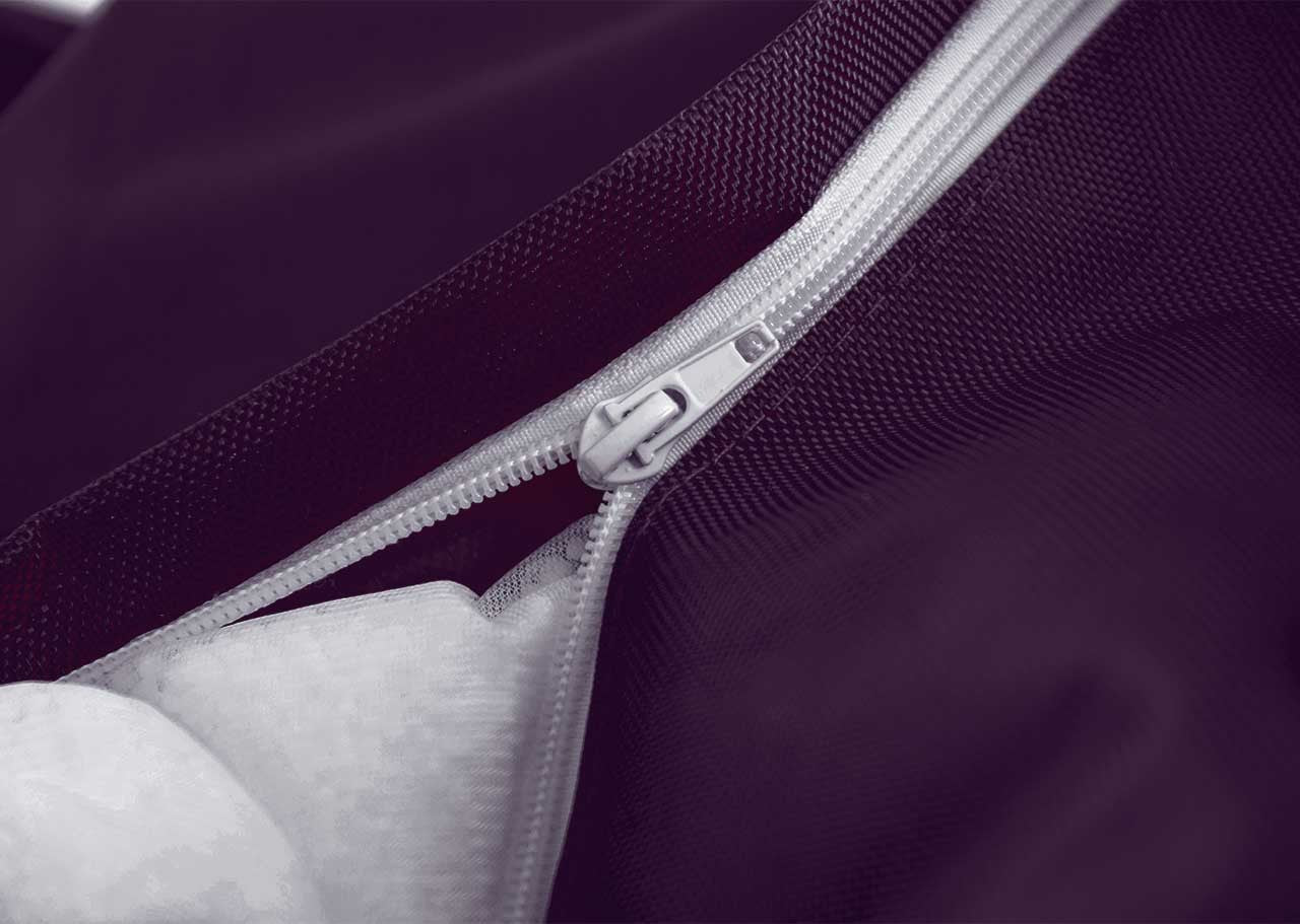 Pouf Extérieur Aubergine IRON RAW