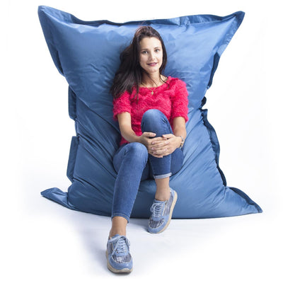 Obrovský Pouf XXL Kačacia Modrá