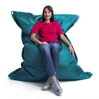 Pouf Extérieur Turquoise IRON RAW