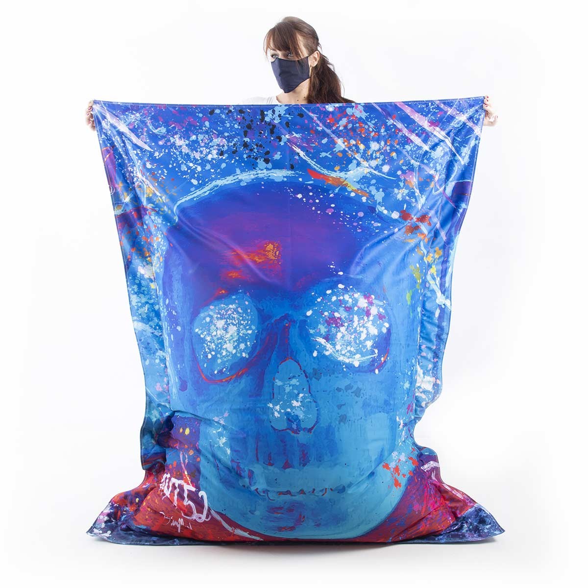 Puff Gigante ART52® - Vanidad Azul