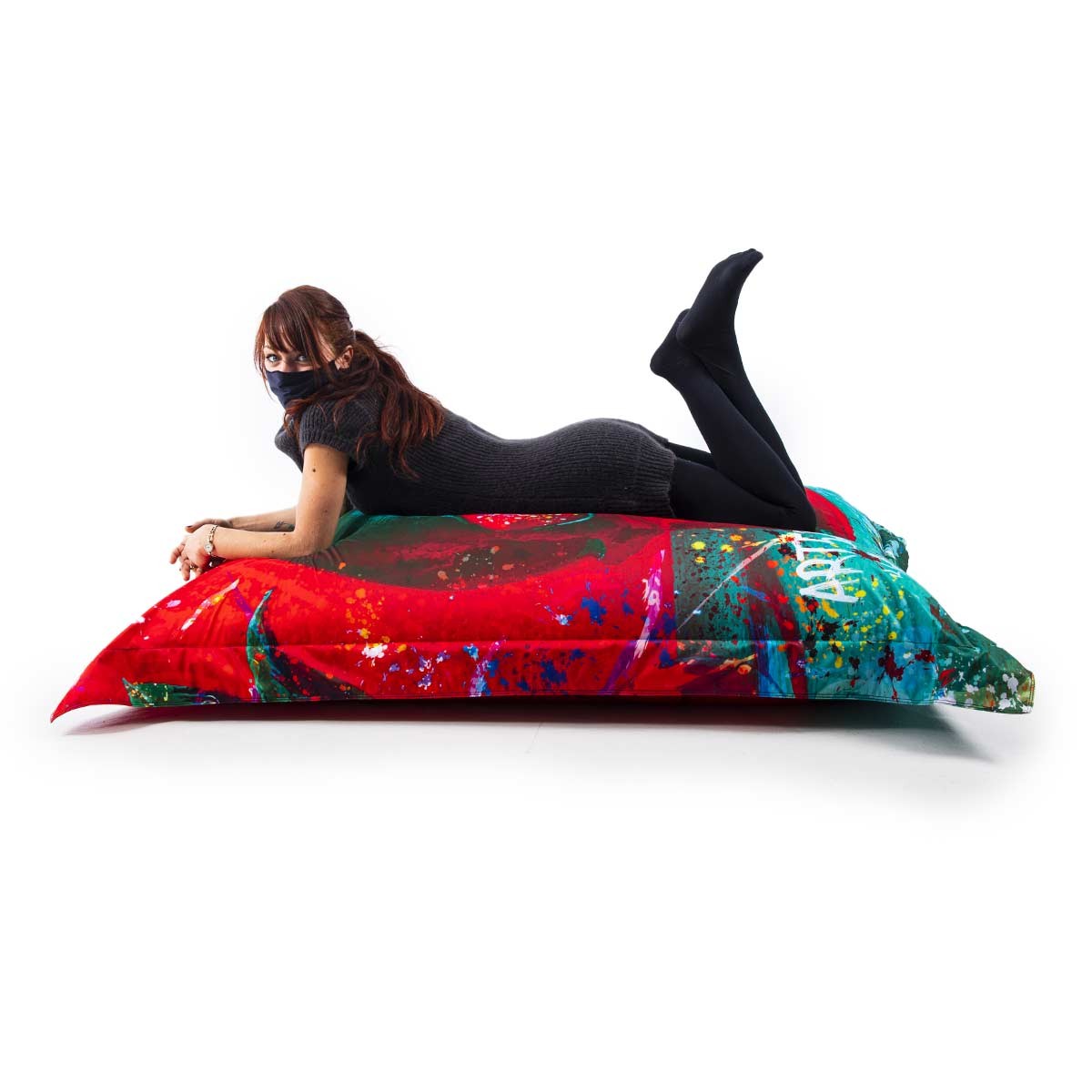 Pouf Géant ART52® - Vanité Rouge