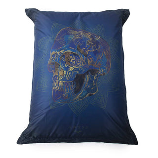 Pouf Gigante ART52® - Teschio in Oro