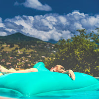 Pouf Piscine Turquoise