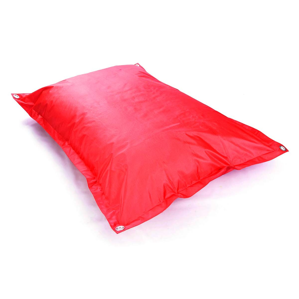 Housse Vide Pouf Extérieur IRON RAW Rouge housse pouf géant extérieur BiG52 œillets acier inoxydable