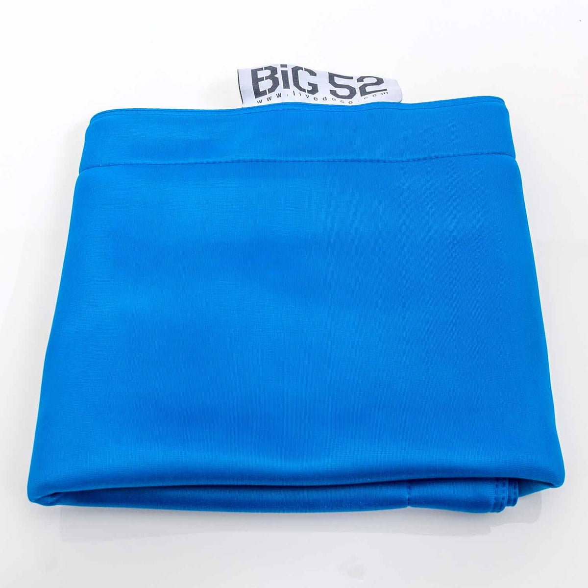 Housse  pouf piscine rectangulaire vide Bleu - tissu micro-perforé BiG52 POOL, évacuation rapide de l’eau
