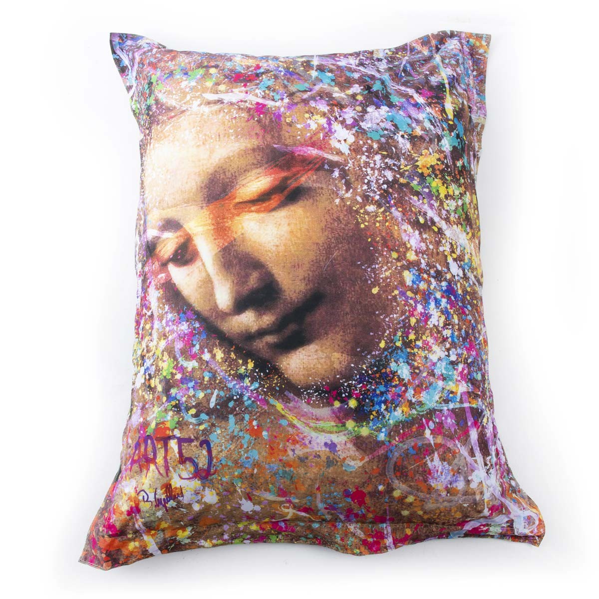 Pouf Géant ART52® - La Scapigliata, coussin géant imprimé haute qualité signé Benjamin Cupillard, série limitée 50 exemplaires