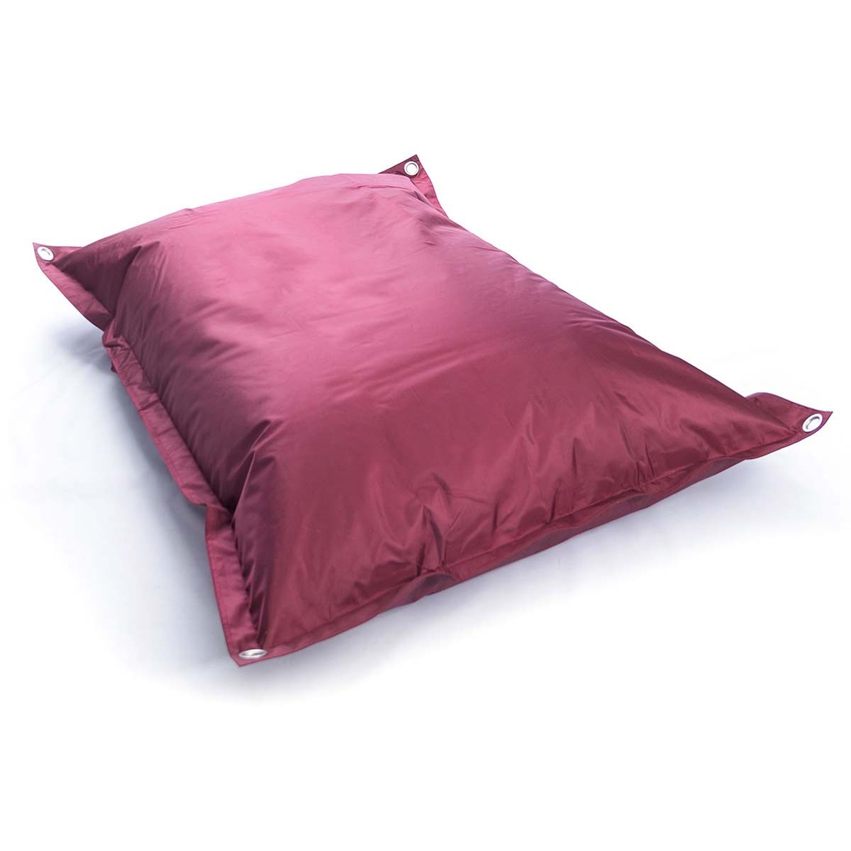 Housse Vide Pouf Extérieur IRON RAW Prune - housse pouf géant extérieur avec œillets acier inoxydable BiG52