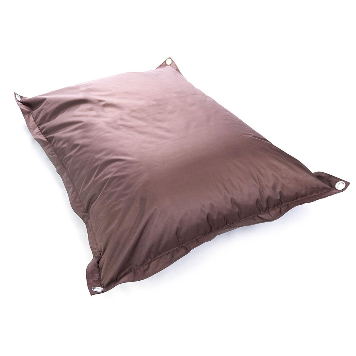 Housse Vide Pouf Extérieur IRON RAW Marron - housse pour pouf géant extérieur BiG52, œillets en acier inoxydable