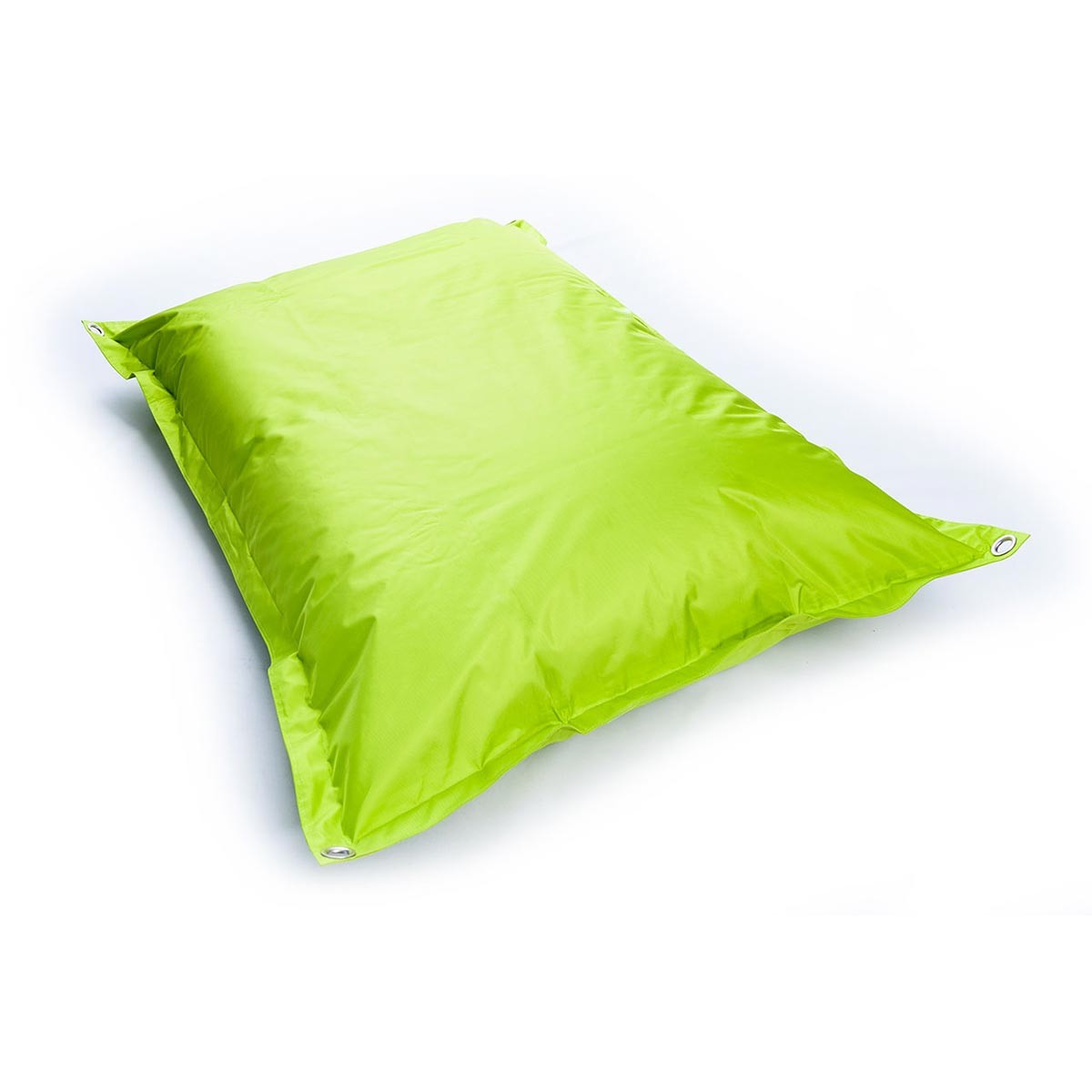 Housse Vide Pouf Extérieur IRON RAW Vert Lime, housse BiG52 pour pouf géant extérieur, œillets en acier inoxydable