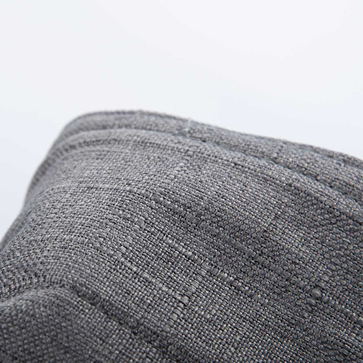 Housse Vide Pouf Lin Gris Foncé - tissu effet lin pour pouf géant XL intérieur cocooning, aspect texturé BiG52