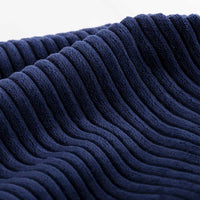 Navy Blue Corduroy Bean Bag Cover Only