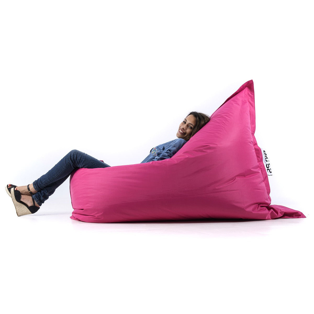 Housse Vide Pouf XXL Rose CLASSIC, housse pour pouf géant rose Big52 Classic, style et confort pour déco détente