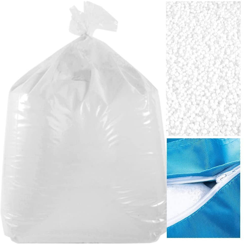50 L Recharge Billes Pouf : billes de polystyrène haute densité, recyclables, fabriquées en France, pour remplissage poufs