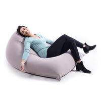Taupe Stretch Berlingot Bean Bag