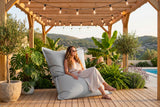 Outdoor Pouf Gray IRON RAW