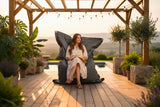 Puff Exterior Gris Antracita IRON RAW