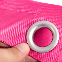 Pouf Extérieur Rose IRON RAW : tissu extérieur rose avec renfort pour anneau, pouf géant XXL 170x130 cm