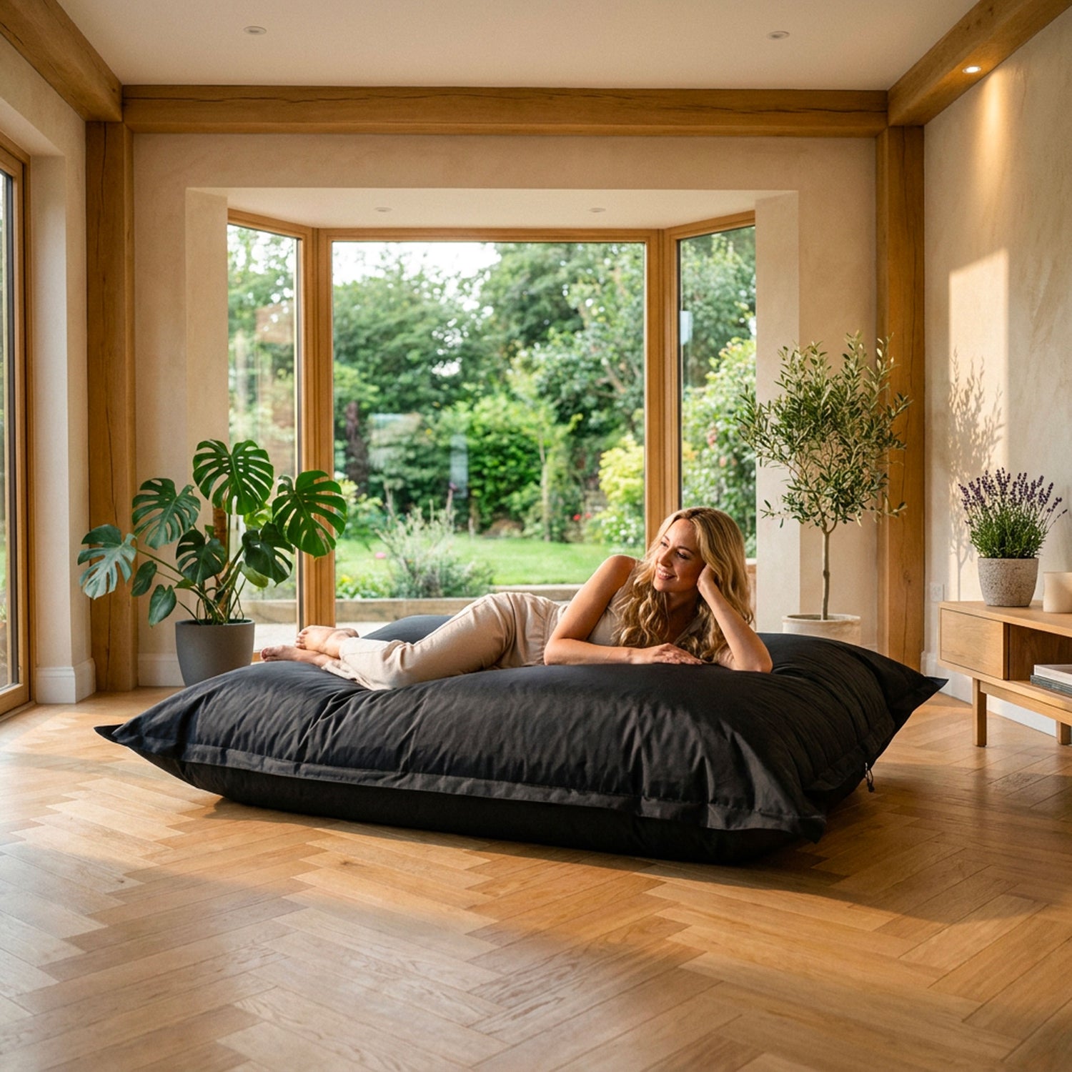 Pouf Gigante XXL Nero BiG52 Classic