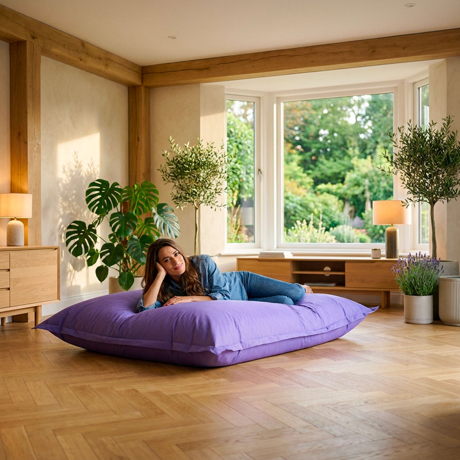 Pouf Gigante XXL Viola BiG52 Classic