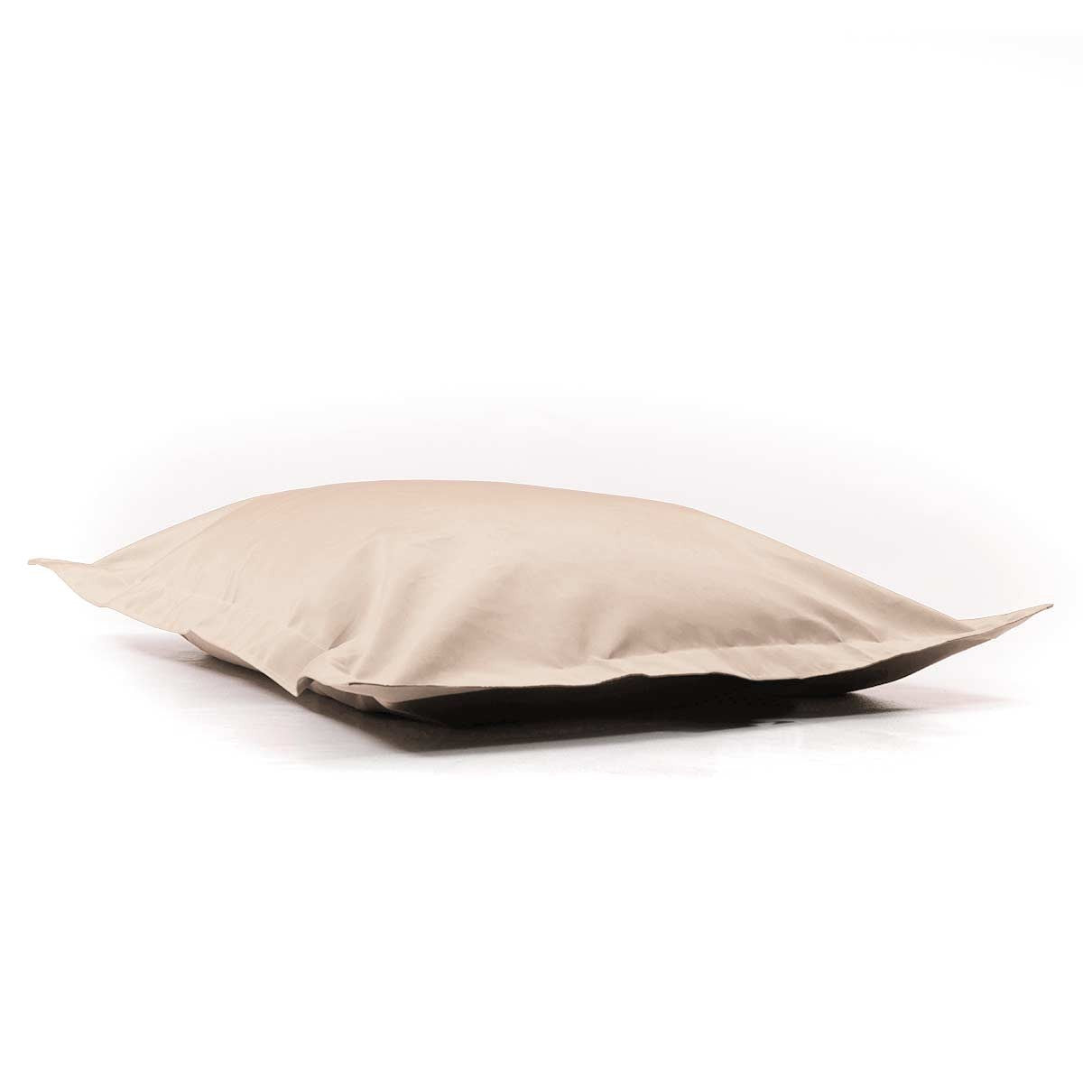 Pouf Voile Bateau Beige : pouf géant 170x130 cm, design nautique pour intérieur et extérieur