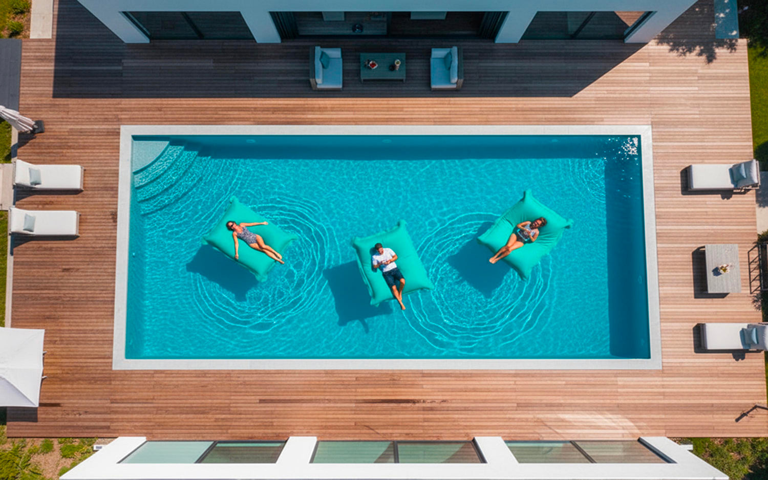 pouf piscine flottant pool big52 relaxation