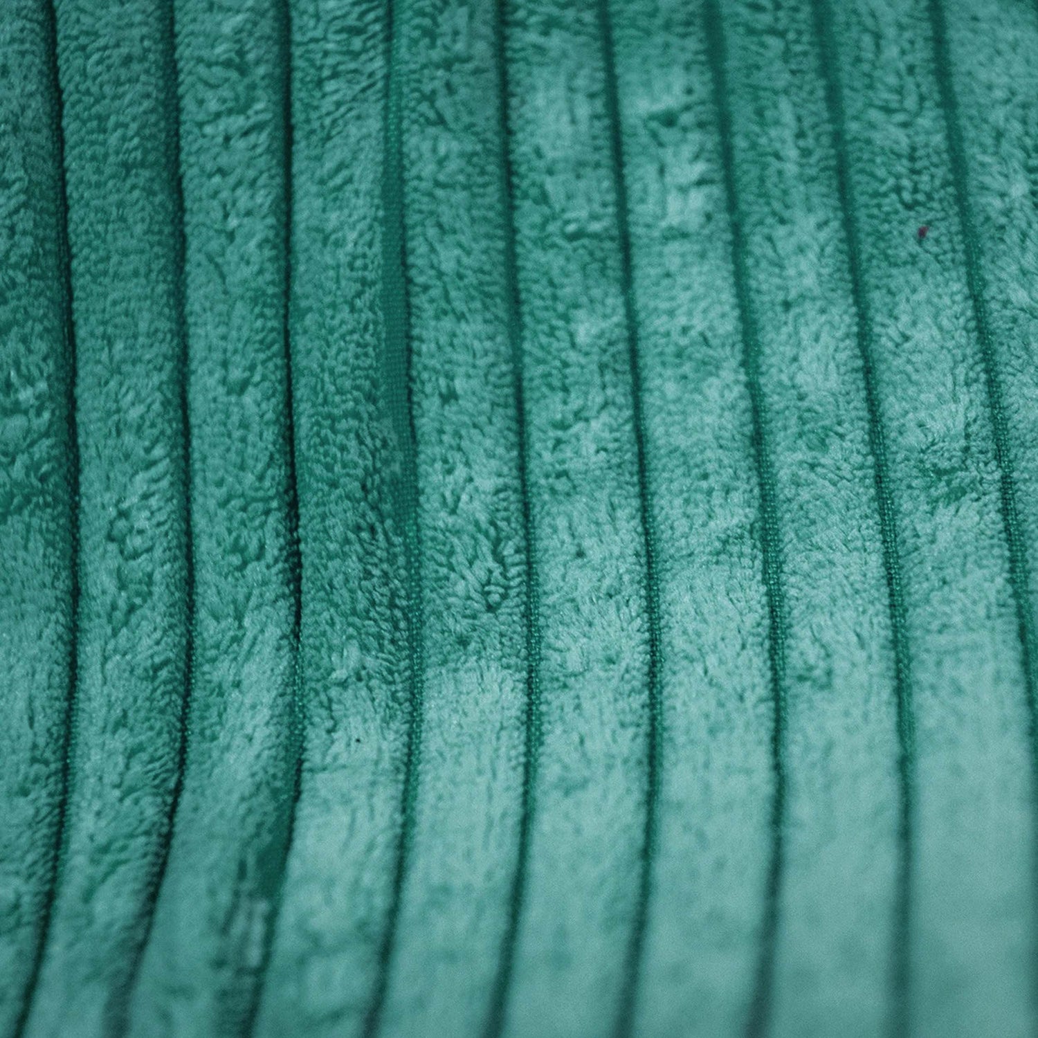 Samt Cord Pouf Birnenform Türkis