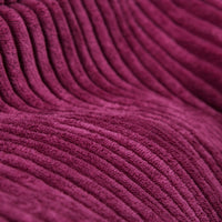 Empty Cherry Corduroy Bean Bag Chair Cover