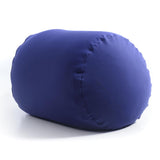 Pouf Repose Pieds Stretch Bleu Marine BiG52, pouf tube en tissu ultra-souple pour intérieur, repose-pieds confortable