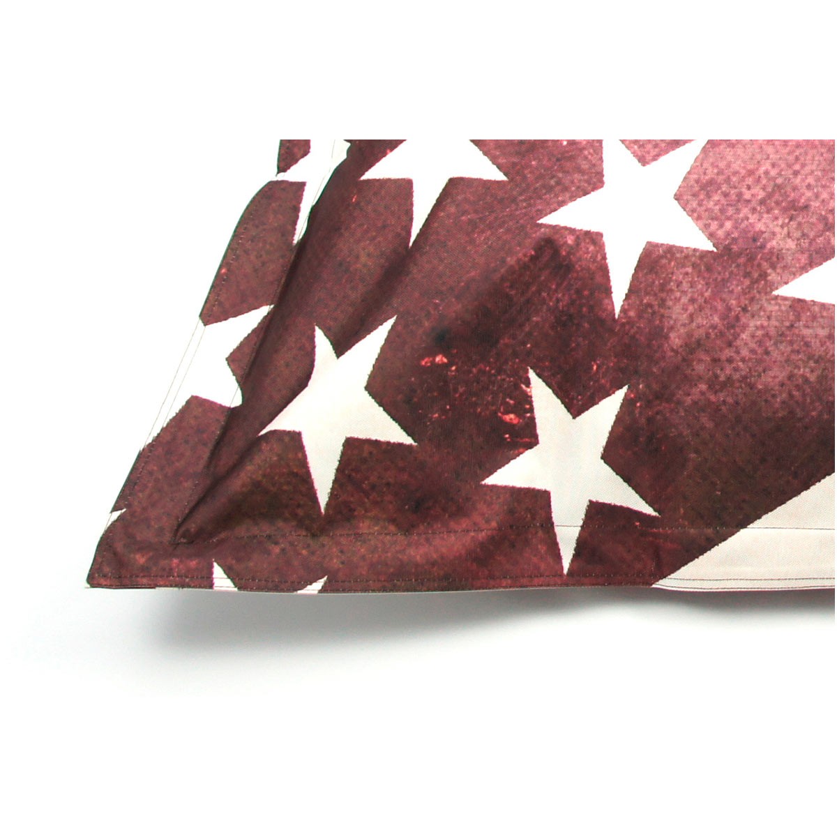 Pouf VINTAGE Drapeau USA XXL géant, motif étoiles et bandes rouges blanches vintage sur pouf