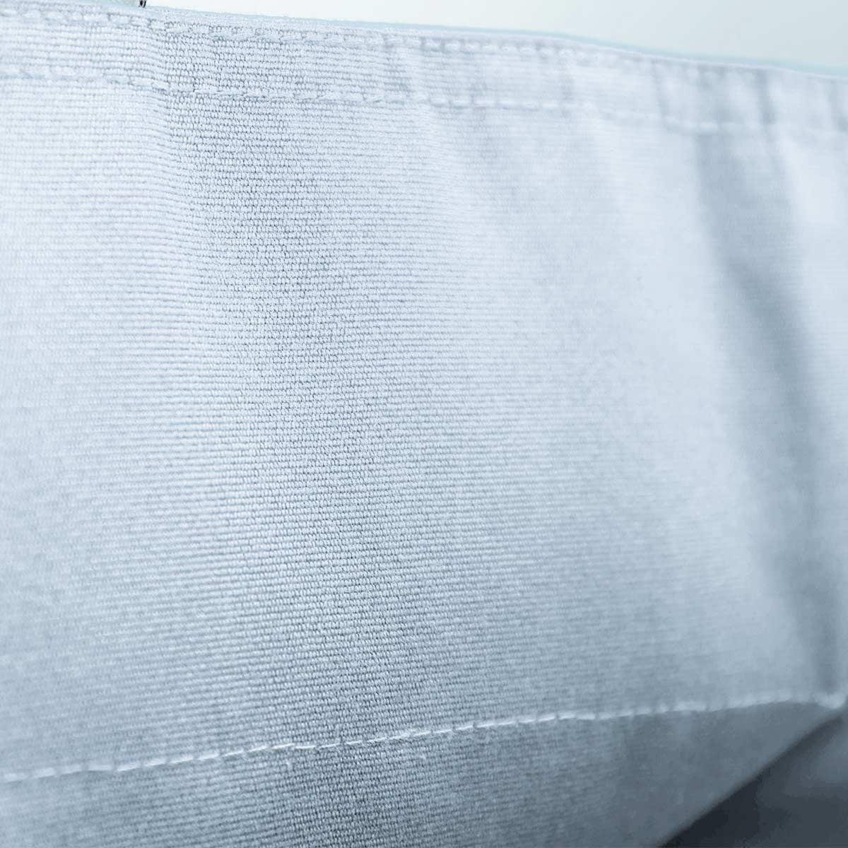 Pouf Voile Bateau Gris : tissu texturé gris clair du pouf géant 170x130cm, style nautique voilier