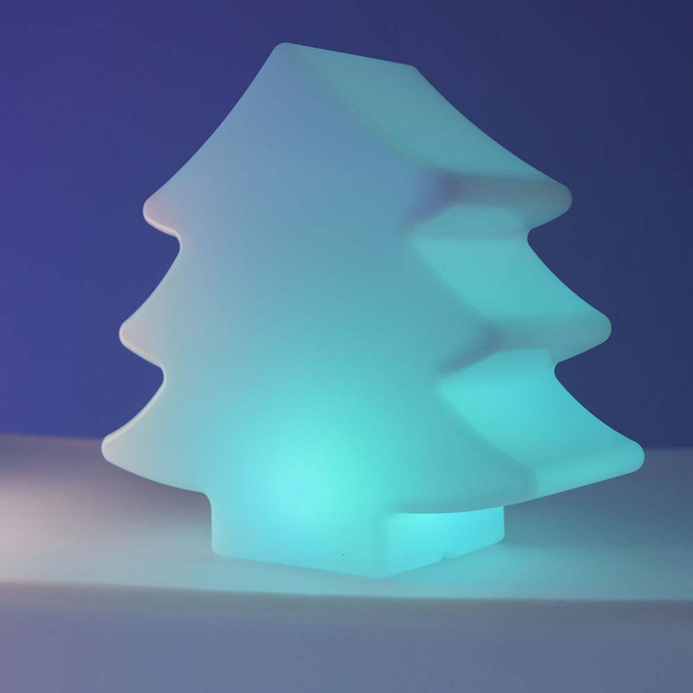 Sapin Lumineux LED 25C lampe sapin LED sans fil, éclairage décoratif intérieur et jardin bleu